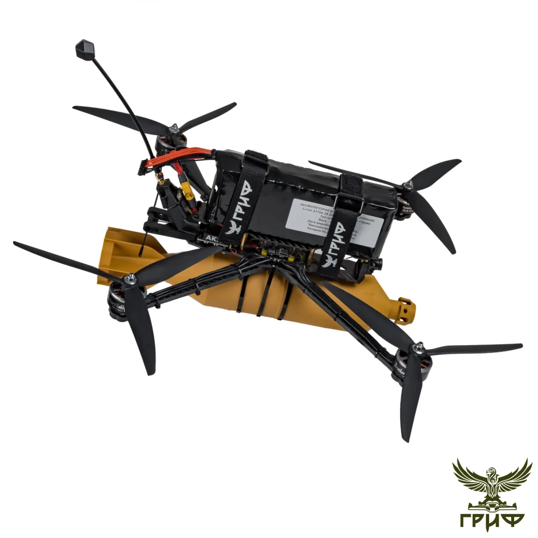 ФПВ Гриф 10 (на карбоновій рамі) вигляд справа